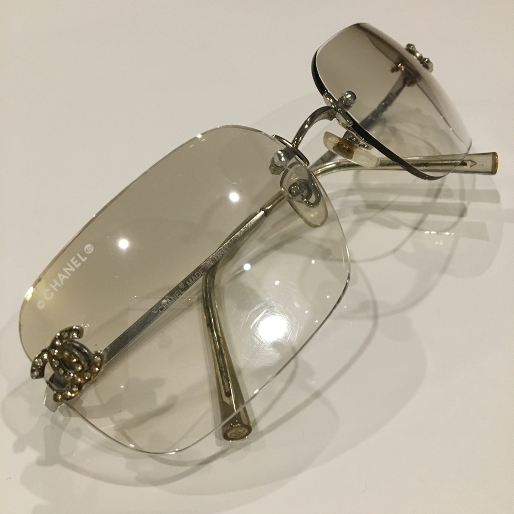Vintage Chanel Sunglasses y2k